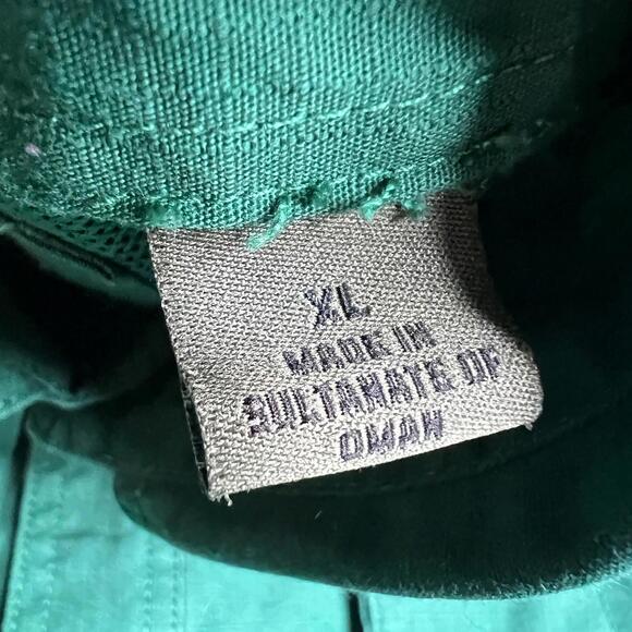 Vintage Bass Pro Shops Fishing Shirt Men’s XL Green Short Sleeve Button Front - Picture 6 of 9